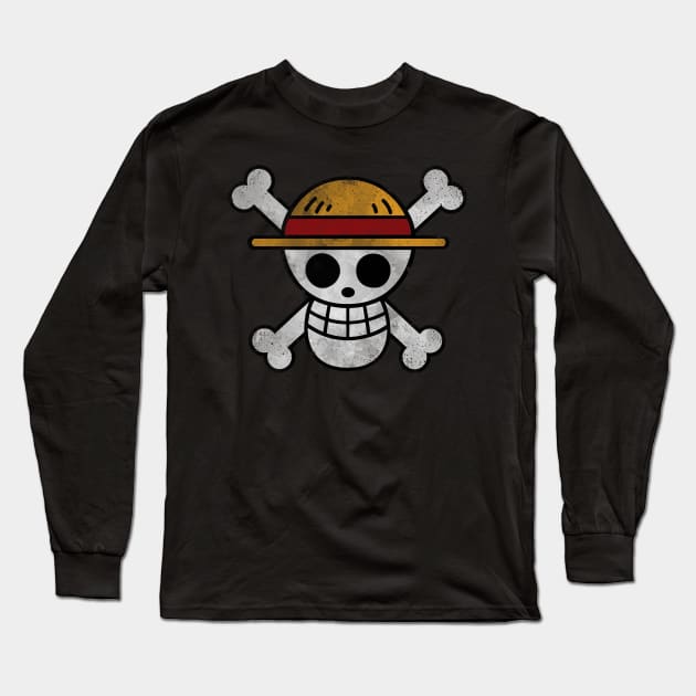 Mugiwara Jolly Roger Long Sleeve T-Shirt by VanHand